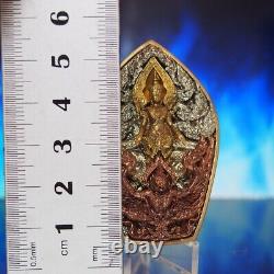 Thai Buddha Amulet Pendant Patihan PerdLok Open World Nawa Wat Wimutidham No. 77