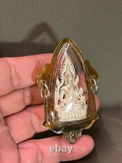 Thai Buddha Amulet Pendant Phra Phuttha Chinnarat Happy Life & Protect You