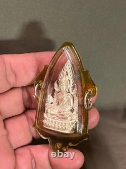 Thai Buddha Amulet Pendant Phra Phuttha Chinnarat Happy Life & Protect You