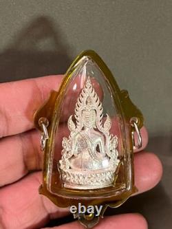 Thai Buddha Amulet Pendant Phra Phuttha Chinnarat Happy Life & Protect You