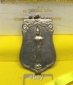 Thai Buddha Amulet Phra 25 Puttasattawat BE. 2500 Talisman Coin Rare Old Pendant