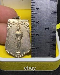 Thai Buddha Amulet Phra 25 Puttasattawat BE. 2500 Talisman Coin Rare Old Pendant