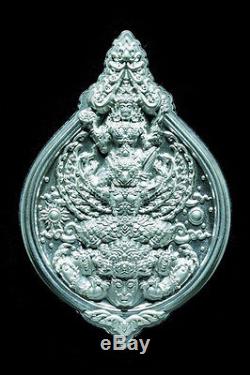 Thai Buddha Amulet Phra Narai & Krut RAHU Protect Genuine Wealthy Top Success