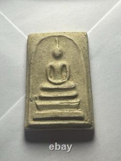 Thai Buddha Amulet Phra Somdej Tablet Vintage Style Buddhist