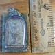 Thai Buddha Amulet Phra Somdej Toh Ket Chaiyo set in old Beautiful Silver case