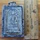 Thai Buddha Amulet Phra Somdej Toh Prok Pho Phim Yai in old antique silver case