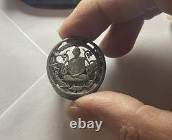 Thai Buddha Amulet Ring Temple Design Openwork Vintage Style