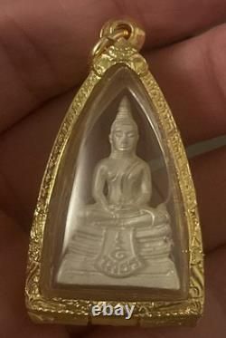 Thai Buddha Amulet Sacred Buddhist Talisman Pendant Thailand Collectible