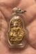 Thai Buddha Amulet Small Clay Powder Pendant Old Vintage Protective Charm