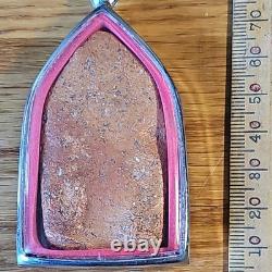 Thai Buddha Khun Phan Luck For Love For Men Amulet, Set In Stainless Steel Case