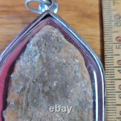 Thai Buddha Khun Phan Luck For Love For Men Amulet, Set In Stainless Steel Case