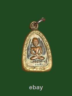 Thai Buddha LP Thuad Wat Chang Hai Miniature Amulet Nang Kwak Behind Ajarn Tim 2