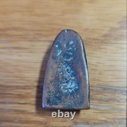 Thai Buddha Lp Thuad set in old Silver antique case Protection Buddha