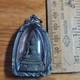 Thai Buddha Phra Chinnaraj Set In Silver Antique Case