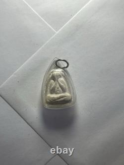 Thai Buddha Phra Pidta Amulet Powder Pendant in Waterproof Case
