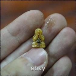 Thai Buddha Phra Pidta Mahalaruayrom Talisman Amulet Fortune Wealth Prosperity