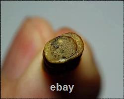 Thai Buddha Phra Pidta Mahalaruayrom Talisman Amulet Fortune Wealth Prosperity