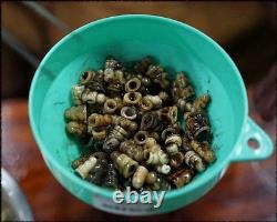 Thai Buddha Phra Pidta Mahalaruayrom Talisman Amulet Fortune Wealth Prosperity