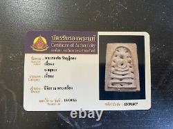 Thai Buddha amulet Phra Somdej AJ Toh 19 gold chips