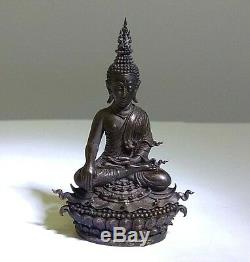Thai Buddha amulet statue sculpture bronze best art by Chalermchai KhositPipat