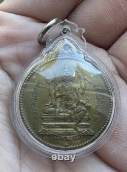 Thai Buddhist Amulet Jakkaphet Chakra Phet Deity Medal Talisman Pendant Thailand