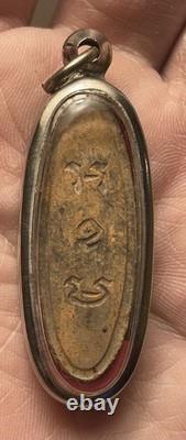 Thai Buddhist Amulet Phra 25 Buddha Century Standing Buddha BE 2500 Vintage