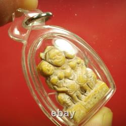 Thai Charms, Phaya Khao Kam, Kruba Wang, Wat Banden, Thai Buddha Amulet & Card