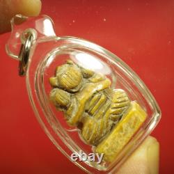 Thai Charms, Phaya Khao Kam, Kruba Wang, Wat Banden, Thai Buddha Amulet & Card