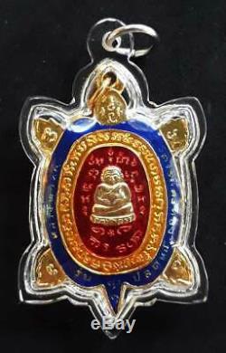 Thai Genuine LP LIEW Amulet Buddha Money Good Lucky Gamble Real Talisman BE, 2537