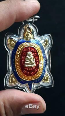 Thai Genuine LP LIEW Amulet Buddha Money Good Lucky Gamble Real Talisman BE, 2537