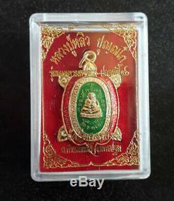 Thai Genuine LP LIEW Amulet Buddha Money Good Lucky Gamble Wealth Real Talisman