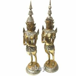 Thai Guardian Angel Statue Male Female Buddha Amulet Lucky Charm Home Decor 15