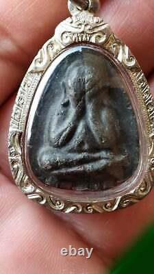 Thai Magic Amulet Buddha Phra Pidta LP Toh Wat Pradu Chimplee Lucky Talisman