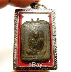 Thai Magic Takrut Miracle Amulet Lucky Rich Pendant Lp Suk Sook Blessing Buddha