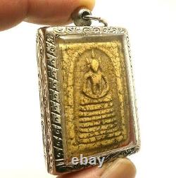 Thai Miracle Amulet Top Pendant Powerful Somdej Toh Wat Rakang Gatechaiyo Buddha