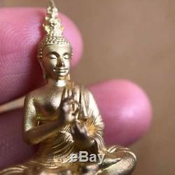 Thai Old Amulet The Magical Buddha Pra Yod Kring YodThongKhunPhol Pang Sermon