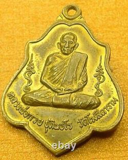 Thai-Phra-LP-Kuay-Monk-Wat -2521 -year-b-e-Talisman-Mercy-Buddha-Amulet Rare old