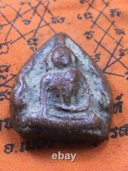 Thai Phra Nang Phaya GenuineThailand Amulet Buddha Money Locky Kru Wang Brown A