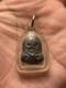 Thai Phra Pidta Black Buddha Amulet Pendant Waterproof Case