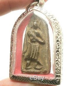 Thai Powerful Amulet Lp Boon Leela Buddha Remove Obstacles Lucky Success Pendant