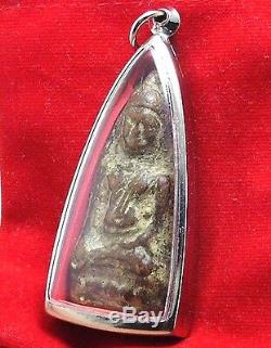 Thai Real Antique Rare Buddha Pra Ruang Amulet Pendant Lucky Wealth Rich Success