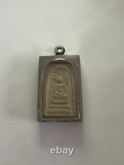 Thai Somdej Buddha Amulet Pendant Vintage Buddhist Amulet With Case