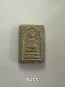 Thai Somdej Buddha Amulet Pendant Vintage Buddhist Amulet With Case