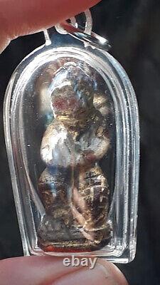 Thai amulet Antiques Lp Boon Old Thailand antique buddha magic lucky Talisman