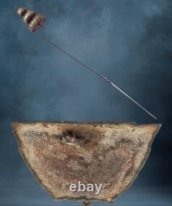 Thai amulet Buddha Antique 19th Century Rattanakosin Gold Gilt Bronze #1