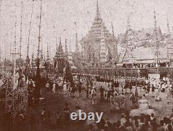 Thai amulet Buddha Antique 19th Century Rattanakosin Gold Gilt Bronze #1