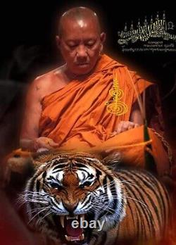 Thai amulet Buddha talisman 2 Headless Tiger pendant Pra AJ LP Chanai famous 4