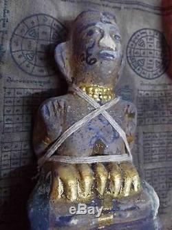 Thai amulet LP Tae Kuman Thong Wealth magic Wat Sam Ngam Buddha rare guman ghost