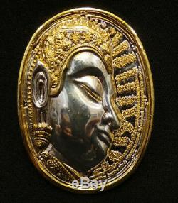 Thai amulet Nimitwichimarn Buddha UFO Coin Ajarn Mom Bring Good Luck Prestige