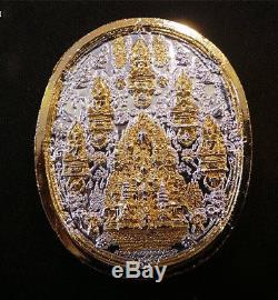 Thai amulet Nimitwichimarn Buddha UFO Coin Ajarn Mom Bring Good Luck Prestige